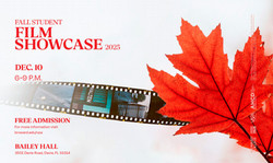 Fall Student Film Showcase