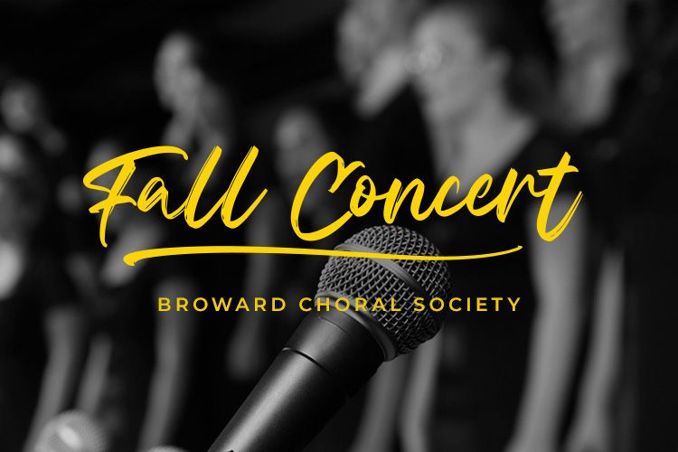 Fall Concert Broward Choral Society