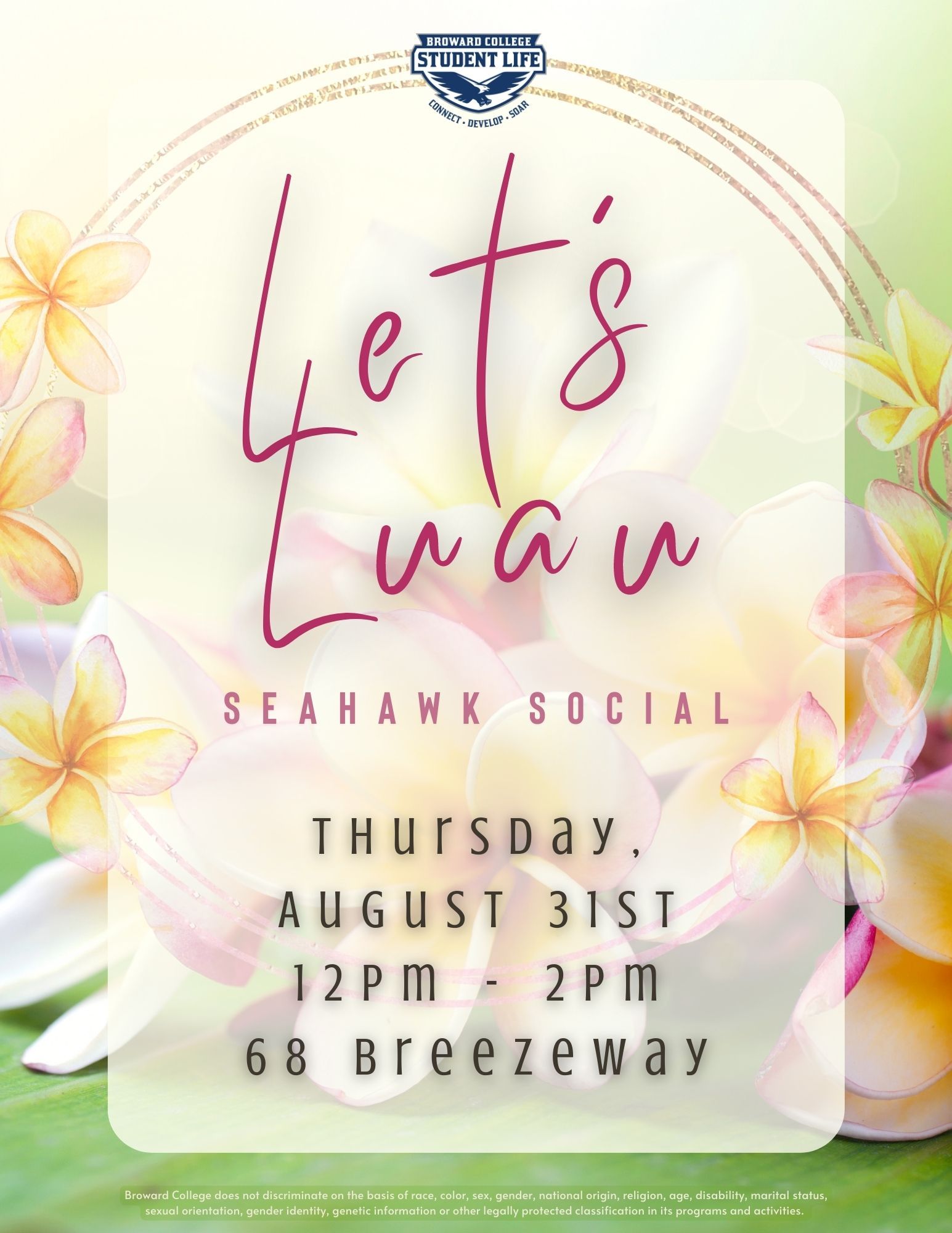 Let's Luau! Seahawk Social